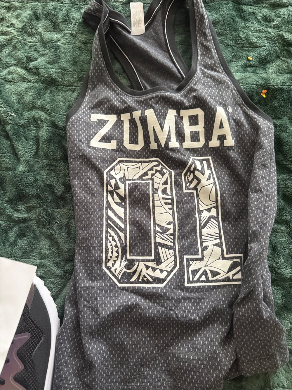 Zumba Fitness Women's Black Graphic Tank Top